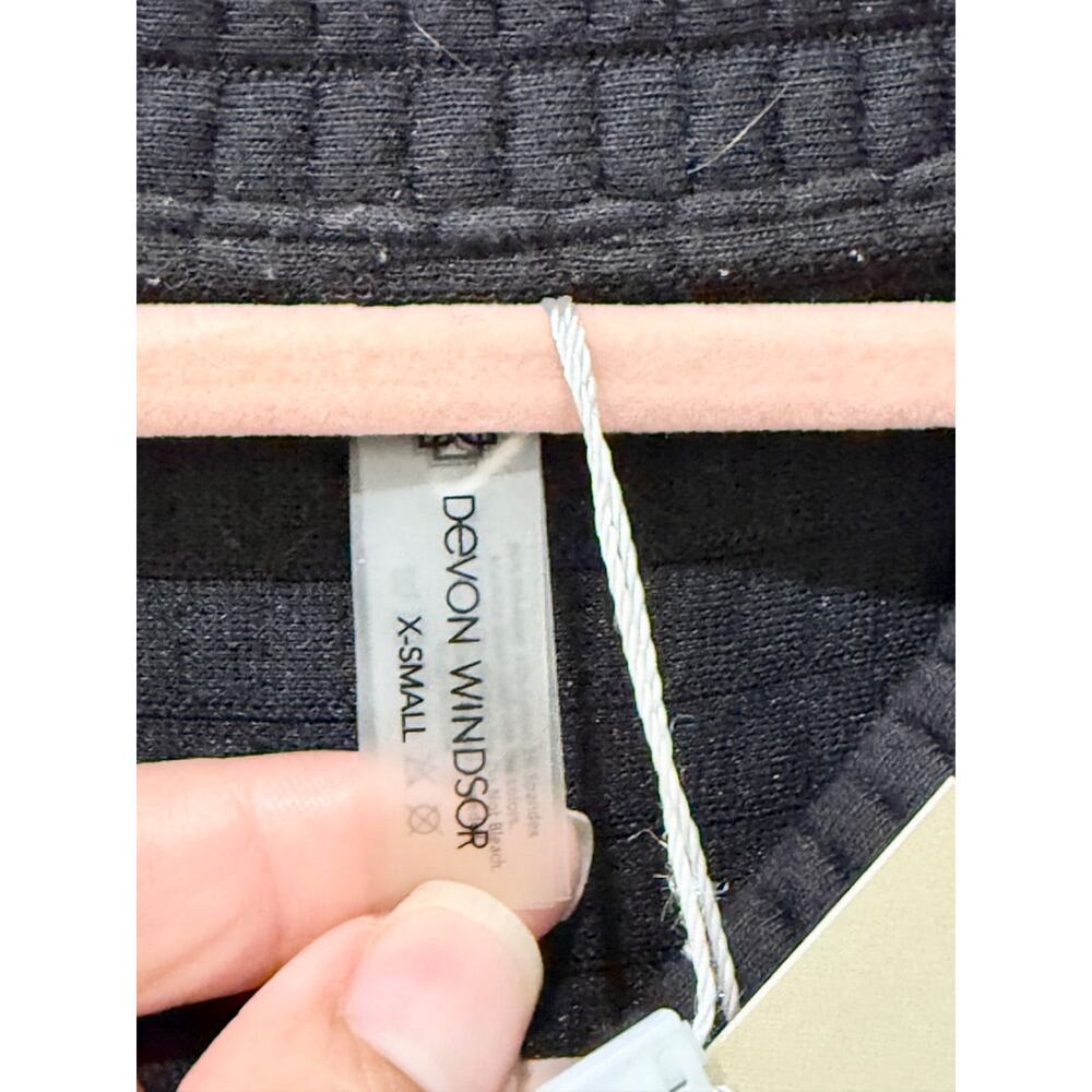 Devon Windsor Roxy Waffle Full Zip Oversized Jack… - image 6